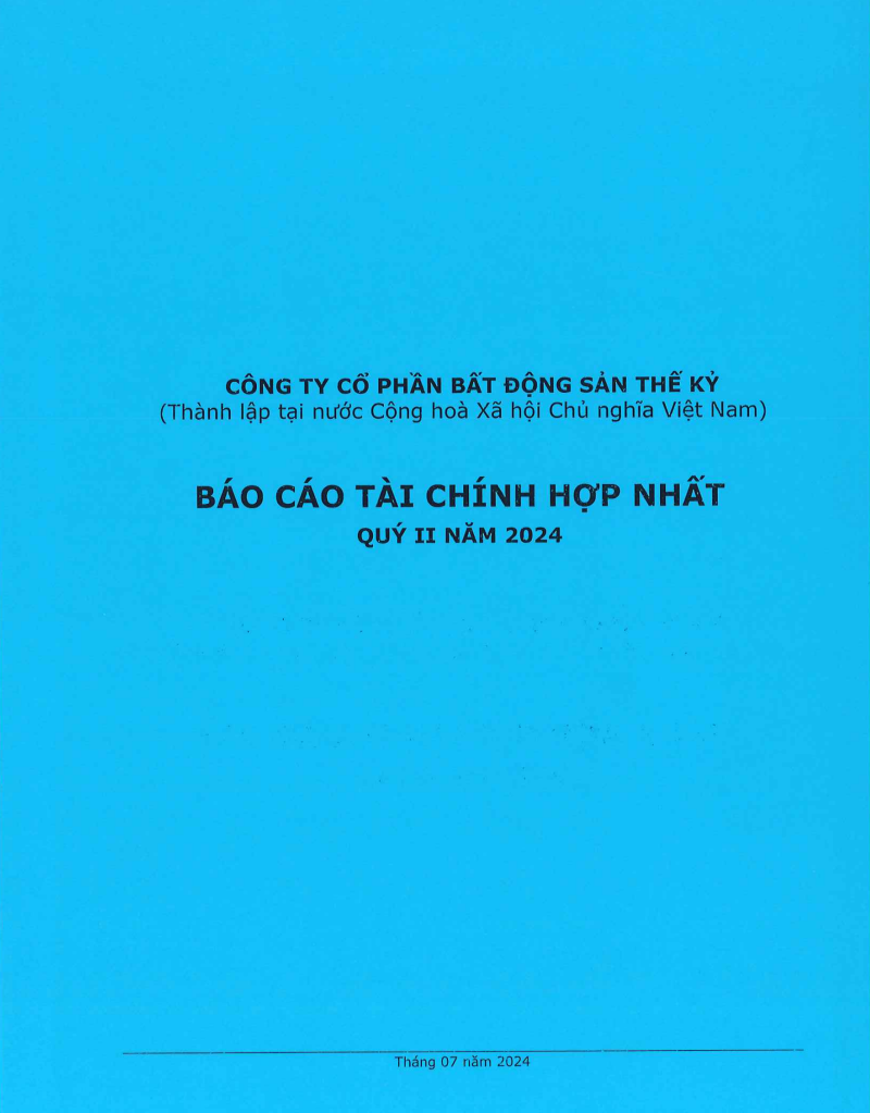 Báo cáo tài chính hợp nhất quý 2 năm 2024